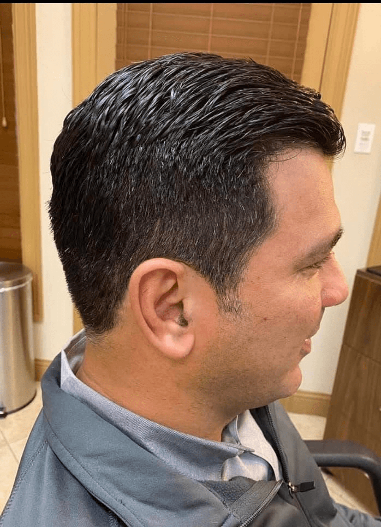 Client haircut result